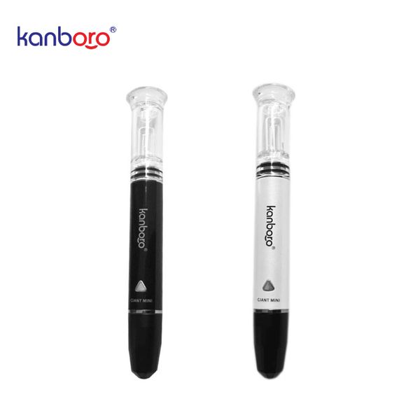 

Оригинал Kanboro Giant Мини Dab Рог Сухие травы Испаритель E сигареты 650mAh Portabe Wax Concentrate 510 E ногтей Стекло Enail Vape Pen Kit