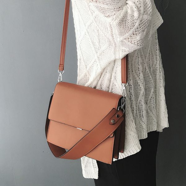 

female brief bag fashion all-match shoulder strap orgnan bag women messenger small bag casual office style xi898 y190606