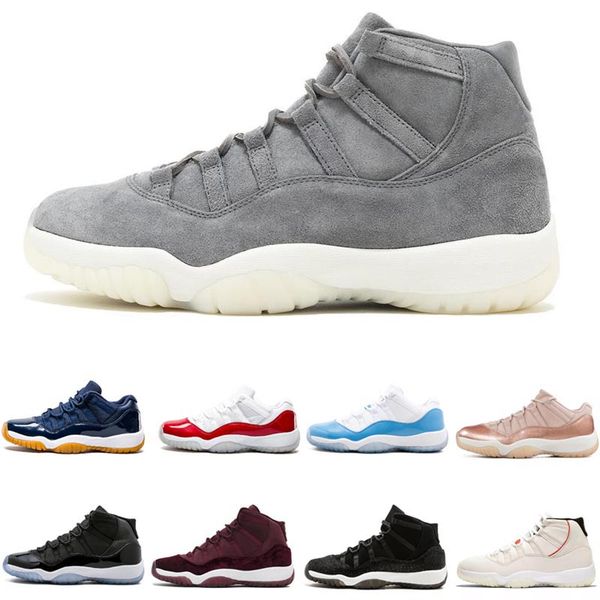 

new 11 11s cap and gown prom night mens basketball shoes midnight navy gym red bred prm heiress barons men sports sneakers trainers