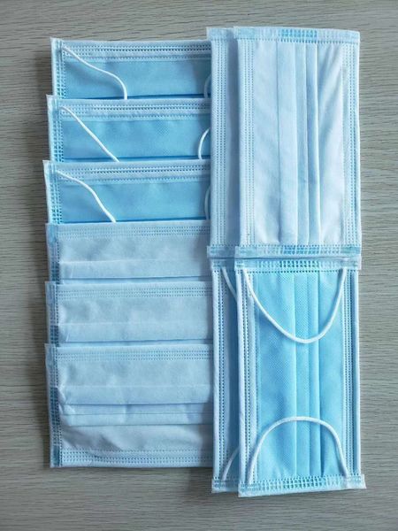 

маски для лица с эластичной ушной петлей 3 слойные дышащие и удобные для блокирования загрязнения пылью воздуха