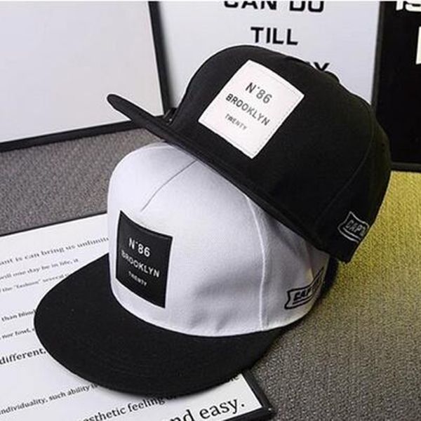 

2019 new men womens caps brooklyn letters solid color patch baseball cap hip hop caps leather sun hat snapback hats accessories, Blue;gray