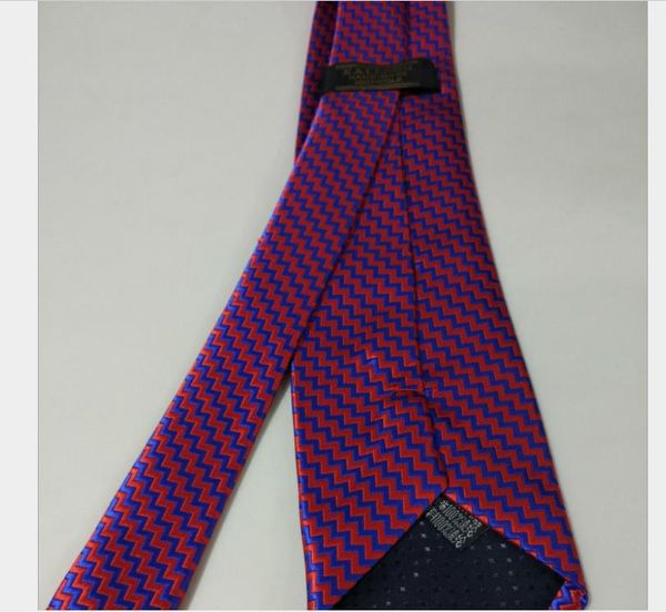 

2019 men's business suit tie 960 pins 30 stripes small pattern tie, Blue;purple