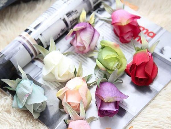 Ücretsiz Kargo 9 Renkler Simülasyon Diana Bud Gül Sahte Gelin Nedime Buketi Yapay Çiçek Romantik Sevgililer G Gün Hediye