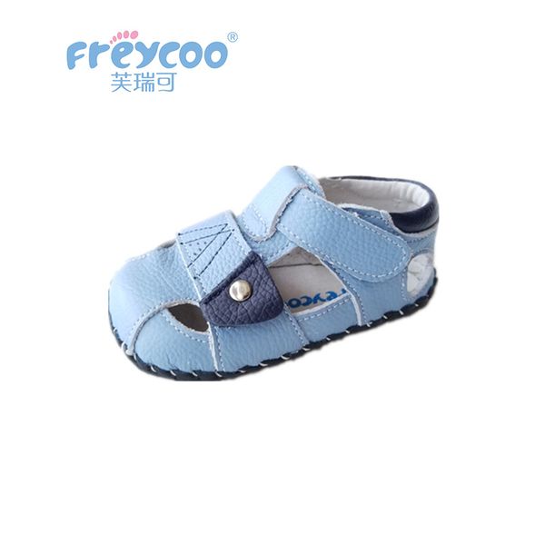 

freycoo 2018 new summer kids shoes baby toddler for boys cowskin genuine leather 0-1 years