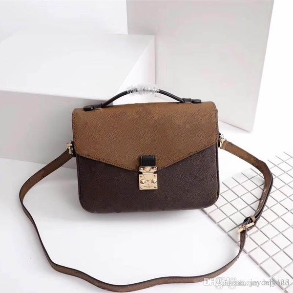 

metis handbag real leather trim handle designer crossbody bag with dust bag serial number handbag boutique purse ing