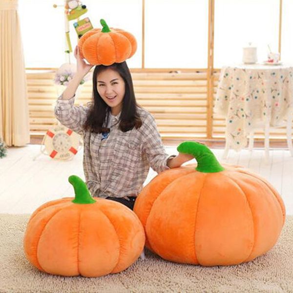 

kawaii mini vegetable pumpkin plush toys soft pp cotton pumpkins pillow doll toy for halloween decoration #t