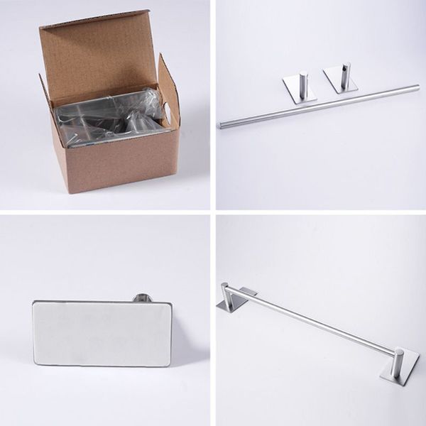 

2020 new stainless steel storage rack wall mounted towel holder hanger for home bathroom