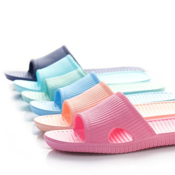 

35~45 new slippers sandals bathing non-slip soft bottom home slippers floor indoor family bathroom men and women, Black