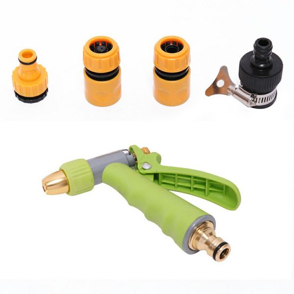 

zinc alloy car wash water gun water gun set card home multi-function watering garden forest spray