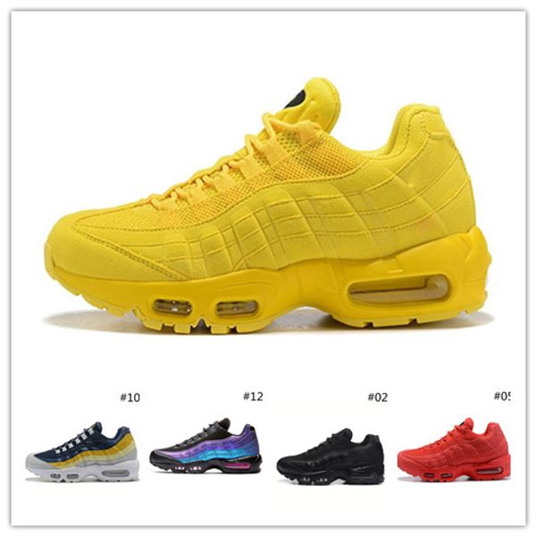 

95 running shoes for women men tripe black white red 95s mens trainers laser fuchsia se bred designers sports sneakers size 36-45