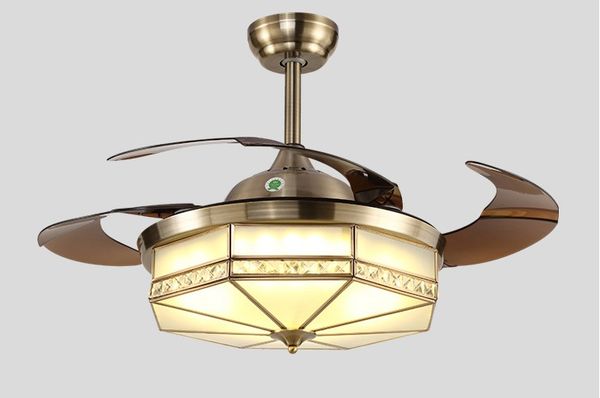 2019 High Power 220v Ceiling Fan Lights Remote Control Fan Lamp 36w Indoor Decor Living Room Tricolor Ceiling Light Llfa From Nimiled 461 19