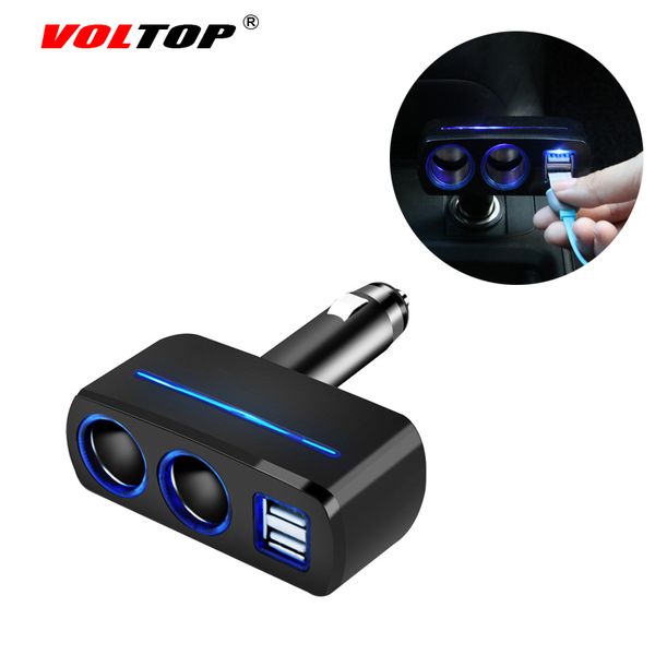 

vol1 point 2 dual usb car charger car ornaments accessories phone charging cigarette lighter