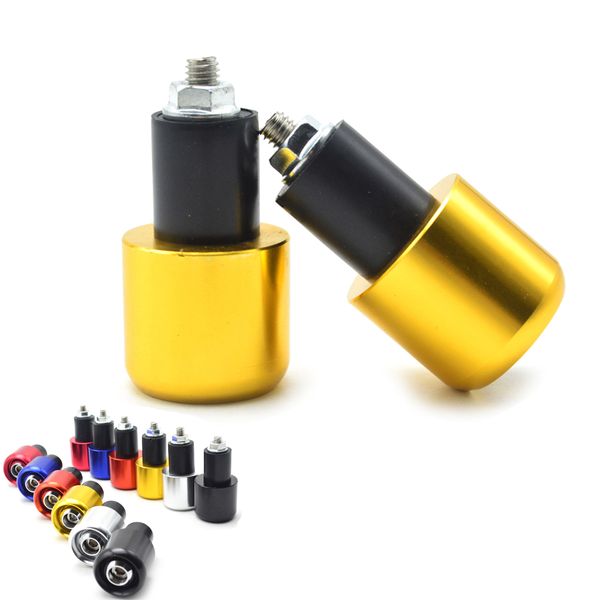 

7/8"22mm cnc universal motorcycle handlebar grip ends weights anti vibration silder plug for yamaha bwm