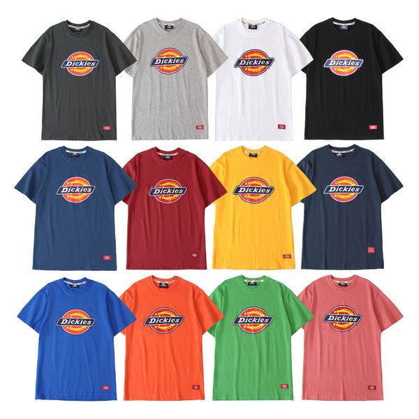 

dickies women mens designer t shirts fashion short sleeve luxury designer t shirt summer mens tshirt tee couples matching clothes 6801