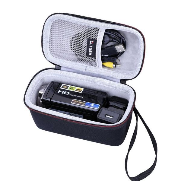 

ltgem black eva hard case for video camera camcorder digital youtube vlogging camera recorder kicteck full hd 1080p 15fps 24 mp