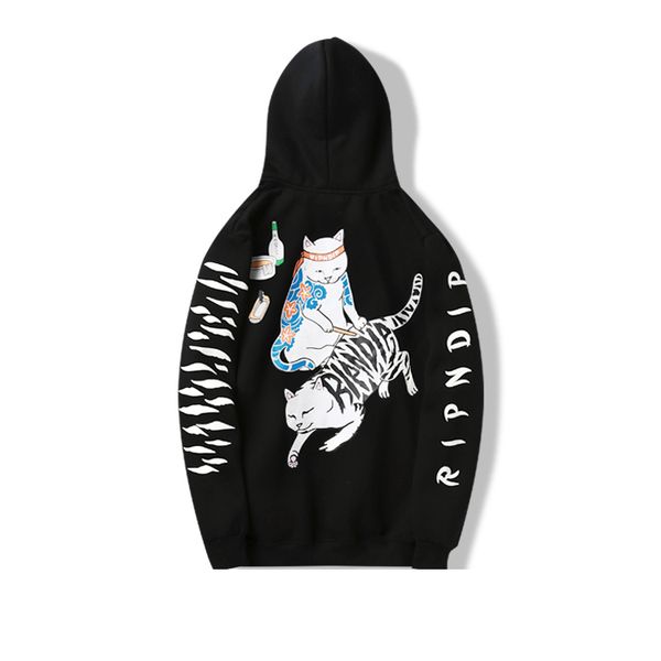 

ripn european and american tide brand sweater mens designer hoodie boutique fashion printing hoodie hip hop sweater outdoor sports hoodie, White;black