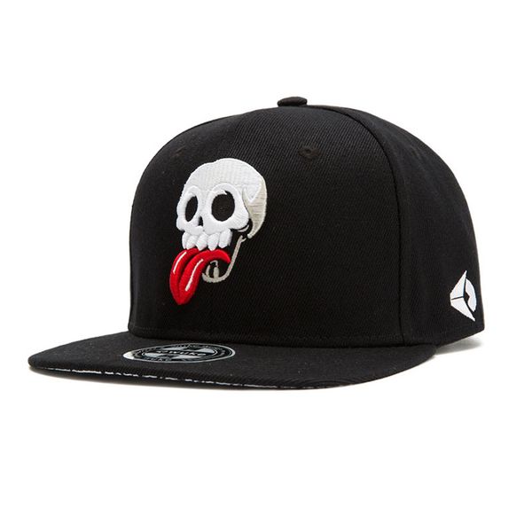 

hip hop caps fashion ghost head embroidery baseball cap women man breathable adjustable sunscreen breathable hats, Blue;gray