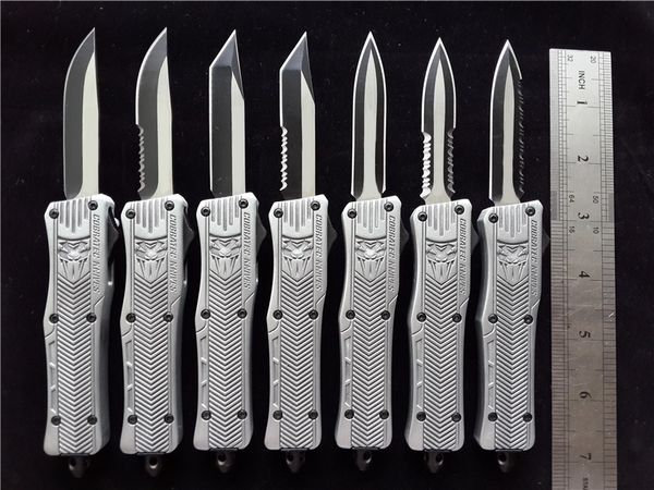 

CobraTec Knives CTK-1 Small D/A Automatic Knives 440C steel EDC tactical Pocket knife Camping hunting knife with nylon sheath