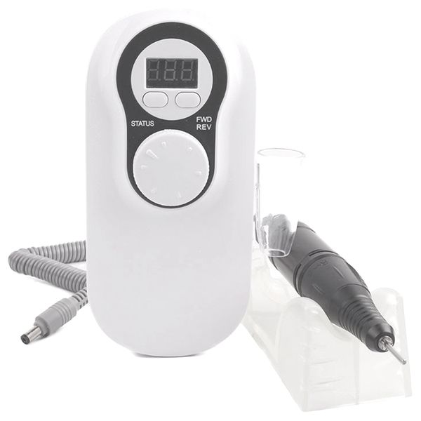 

nail drill machine 30000rpm portable rechargeable pedicure strong polishing electric machine for manicure nail tools eu plug, Silver
