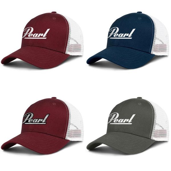 

pearl drums the reason to play drums adjustable trucker cap ball designer popular fashion baseball hat music vintage old, Blue;gray