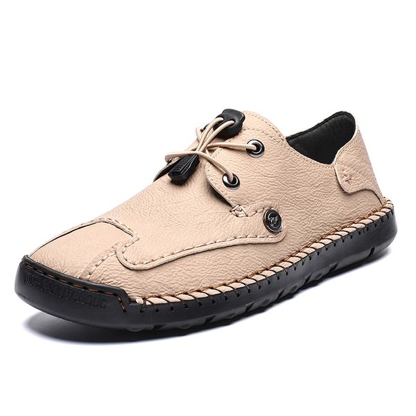 

plus size 48 men loafers casual leather shoes men soft quality flats moccasins shoes man footwear zapatos de hombre, Black