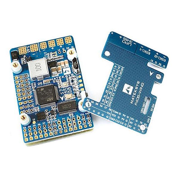 

matek systems f405-wing new flight controller built-in osd pdb bec for rc airplane