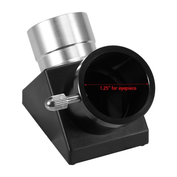 

astronomical telescope eyepiece 45 / 90 degree diagonal erecting prism 1.25in zenith mirror for refractor cassegrain telescope
