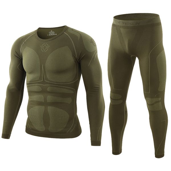 

men outdoor sportwear long sleeve cycling trainning underwear sport running jogging suit elastic quick long pants casual clothes, Black;blue