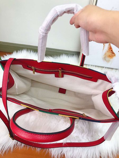 

2020 the new men's fashion beach messenger bags woman ladies purses handbags large wide stripe shopping one shoulder both men and women