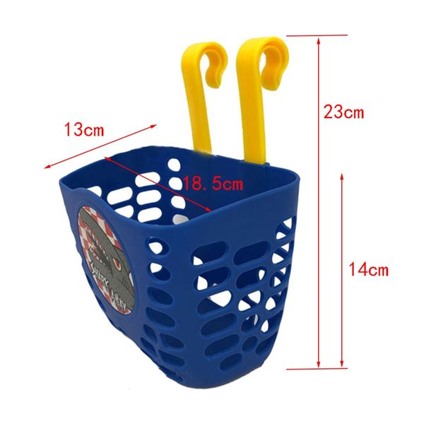 

kids bike bicycle cute animal printed front basket durable stroller hanging holder for children kids stroller accessories