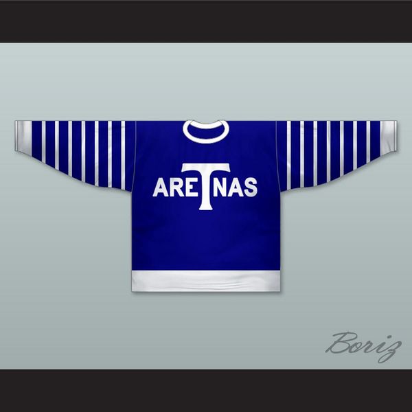 

1918-19 toronto arenas hockey jersey custom any name any number stitched color red size s-xxxl, Black;red