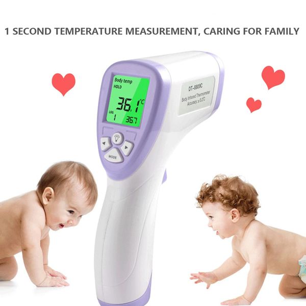 

digital thermometer infrared baby forehead non-contact infrared thermometer with lcd backlight elling dropship