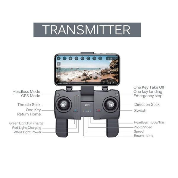 

rctown sj rc f11 pro 5g wifi fpv gps brushless rc drone 2k camera with storage bag