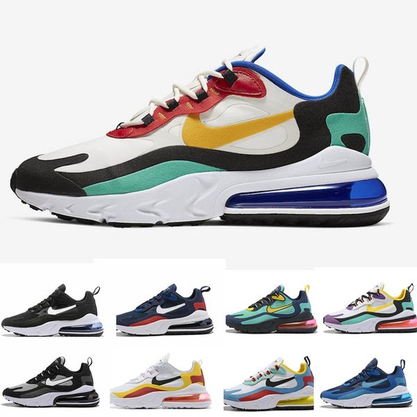 

react mens running shoes bleached coral dusk purple grey and orange in my feels bauhaus triple black men women outdoor sports sneakers