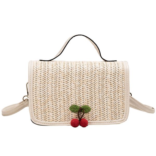 

designer-women vintage handmade crossbody bag for women summer beach straw handbag flap for ladies weave bag casual purse drop shipping