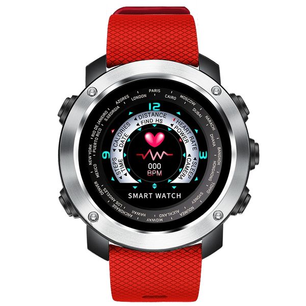 

bozlun men women smart watch 3d ui bluetooth heart rate call reminder speed calorie w30, Slivery;brown