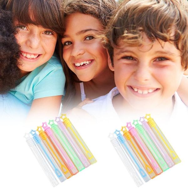 

star bubble tube empty bottle kid outdoor toy party decoration random color