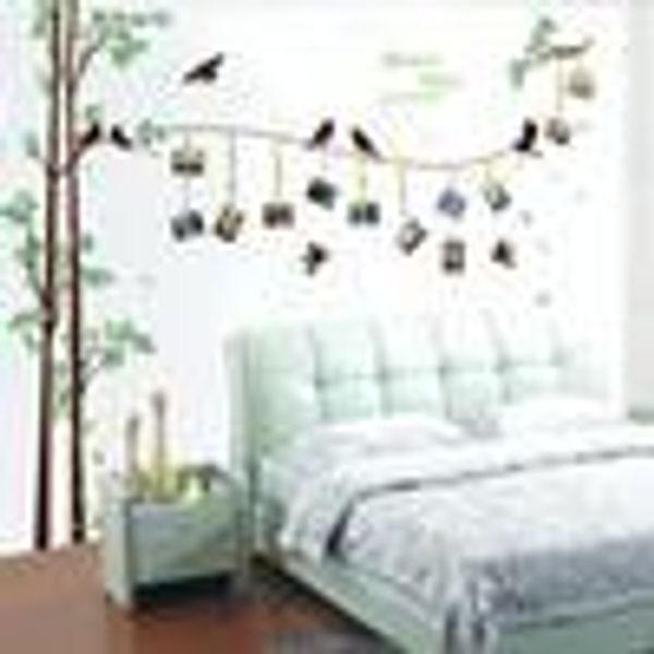 

fundecor] 205 * 290cm 81 * 114in большое фото дерево стены стикеры декор дома гостиная спальня 3d искусства стены наклейки diy семьи фрески