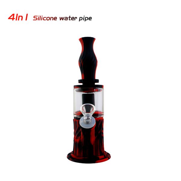 

Стекло Бонги Многофункциональный 4 в 1 Honeycomb Бонг Бонг Силикон Dab Rig нефтяных вышек с Нектар Collector