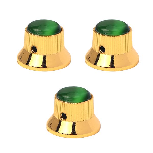 

3 pieces exquisite craftsmanship bass knobs pointer plates for bass parts