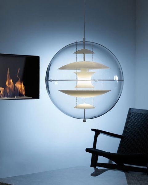 

white modern verner panton vp globe pendant light suspension pendant ceiling light chandelier dining room lamp lighting fixture