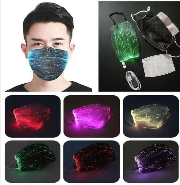 

led маска моды светящаяся маска с рм2,5 фильтром 7 цветов светящегося led лицо маской для рождественского фестиваля партии masquerade rave м