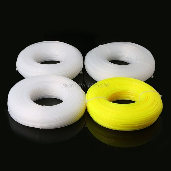 

garden 2.4mm 3mm grass trimmer line 500g round square brush cutter nylon rope oct10 dropship