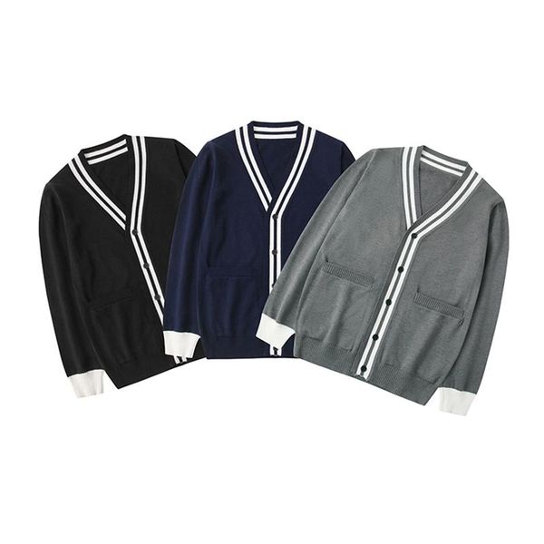 

модный бренд мужские дизайнерские кофты мужские дизайнерские высокое качество свитер пальто мужчины женщины пуловер с длинным рукавом размер, Black