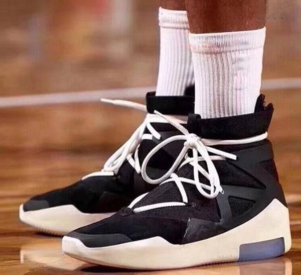 

most) fear of god 1 basketball shoes triple black orange pulse frosted spruce designer mens shoes hop999 sneakers dropshipping accepte, White;red
