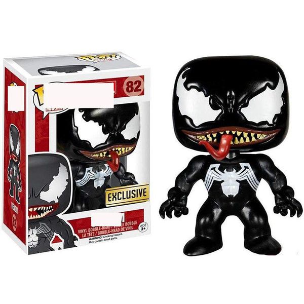 

funko pop venom vinyl action figure with box #82 popular toy model good quality ing