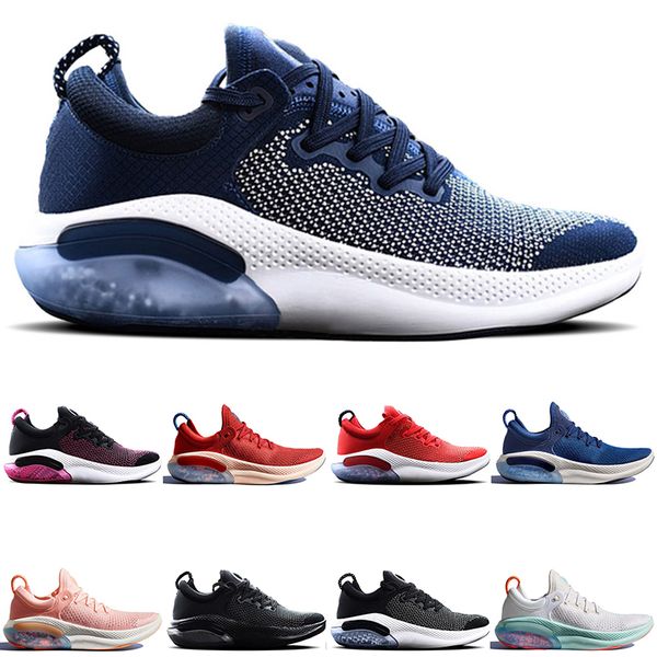 

joyride running shoes for men platinum tint university red racer blue core black fashion mens trainer athletic sport sneaker size 40-45, White;red