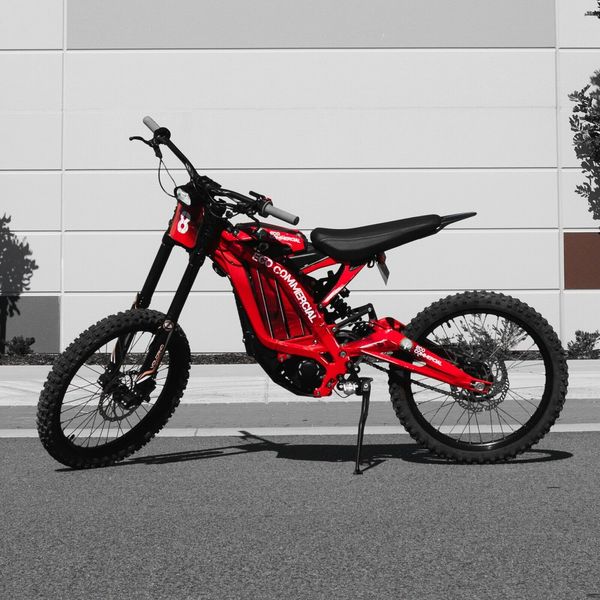 

sur ron light bee x 6000watts electric dirt bike 2020, Silver;blue