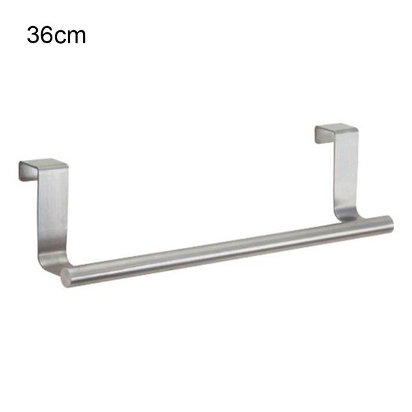 

stainless steel kitchen hook towel rail hanger bar holder bathroom storage tools cabinet hanger over door 23cm/36cm