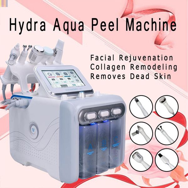 

h2-o2 hydra dermabrasion aqua peel rf bio-lifting spa facial hydro water microdermabrasion facial machine cold hammer oxygen spray ce